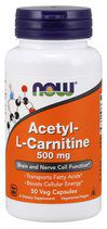 NOW Acetyl L-Carnitine 500 mg (50 капс)