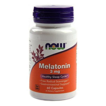 NOW Melatonin 3 mg (60 вег. капс.)