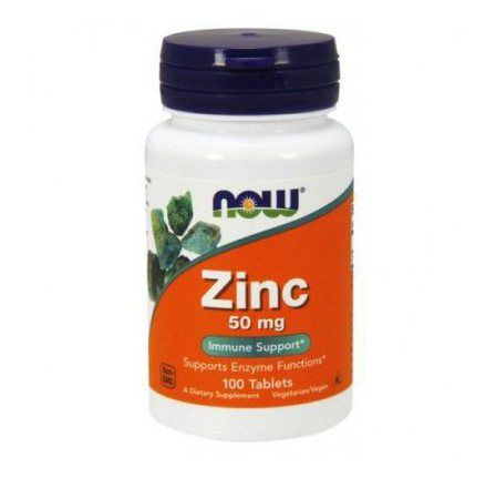 NOW Zinc Gluconate 50 mg (100 таб)
