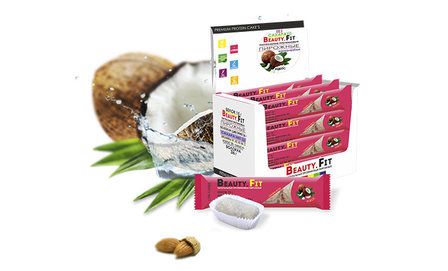 Beauty Fit Low Carbs Кокосовое пирожное с протеином (66 г) Кокос