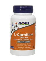 NOW L-Carnitine 500 mg (60 вег. капс)