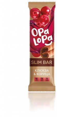 Opa Lopa Батончик (50 г) Клюква-корица