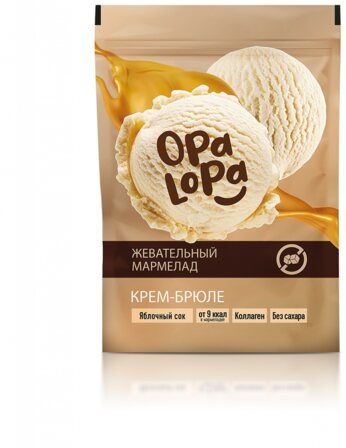 Opa Lopa Мармелад без сахара (90 г) Крем-брюле