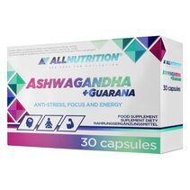 ALLNUTRITION ASHWAGANDHA 300 мг+GUARANA (30 капс)