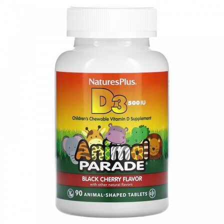 Natures Plus AP Vitamin D3 (90 жев.таб) черешня