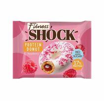 FitnesShock Донат протеиновый глазированный (70 г) Малина