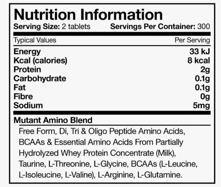 Mutant Amino (600 таб)