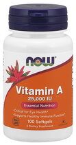 NOW Vitamin A 25 000 IU (100 гел. капс.)