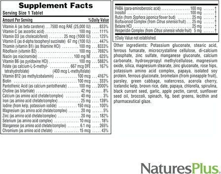 Natures Plus Ultra II Muiti Sustained Relase (30 таб.)