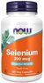 NOW Foods Selenium 200 mcg (180 веганских капсул) минерал селен