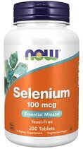 NOW Selenium 100 mcg (250 таб.)