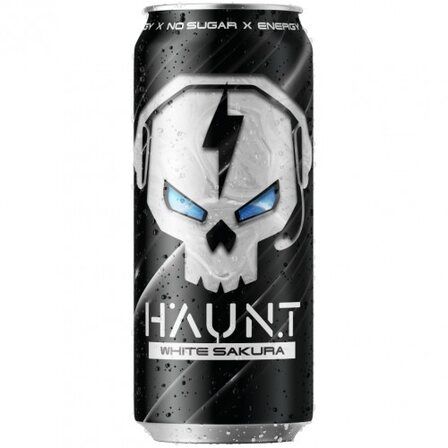 FITNESS FOOD FACTORY тонизирующий газированный напиток HAUNT (500 мл) белая сакура