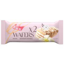 ProteinRex Wafers протеиновые вафли в глазури (50 гр) вкус - ваниль, без сахара