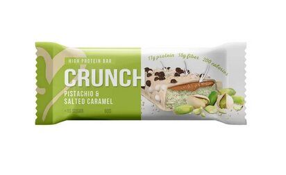 BootyBar Crunch 60 г (Фисташка и солёная карамель) протеиновый батончик