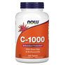 NOW Foods Vitamin C 1000 mg + Rose Hips+ Bioflavonoids (250 таблеток) витамин С и шиповник