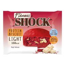 FitnesShock Бисквит протеиновый неглазированный (40 г) Красный бархат