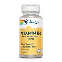 Solaray Vitamin K2 50мкг (30 вег. капс.) отдельный витамин К