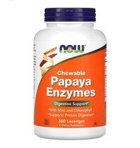 NOW Papaya ENZYME CHEWABLE  180(табс.)