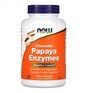 NOW Foods Papaya ENZYME CHEWABLE 180 (таблеток) растительные энзимы для улучшения пищеварения