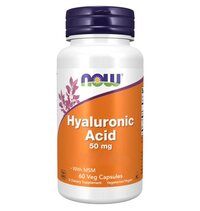 NOW Hyaluronic Acid 50 MG+MSM (60 вег.капс.)
