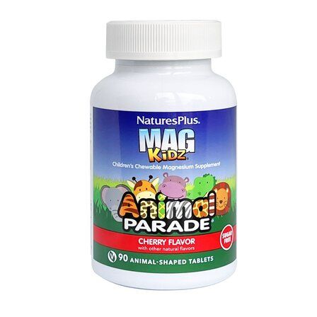 Natures Plus AP Mag Kidz (90 жевательных таблеток) магний детский, вишня