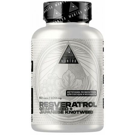 Mantra Resveratrol 100 мг (60 капс) антиоксидант ресвератрол