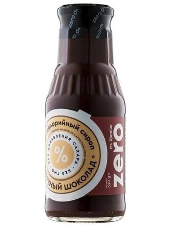 Mr. Djemius ZERO Низкокалорийный сироп (Молочный шоколад) 330 мл, без сахара