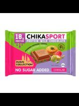 CHIKALAB ChikaSport Шоколад молочный малиной, фисташковой пастой и хрустящим тест (100 г) без сахара