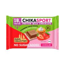 CHIKALAB ChikaSport Шоколад с клубникой и хрустящим тестом 100 г