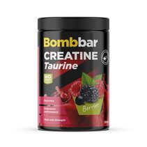BOMBBAR Коктейль Креатин+Таурин (300 г) лесные ягоды
