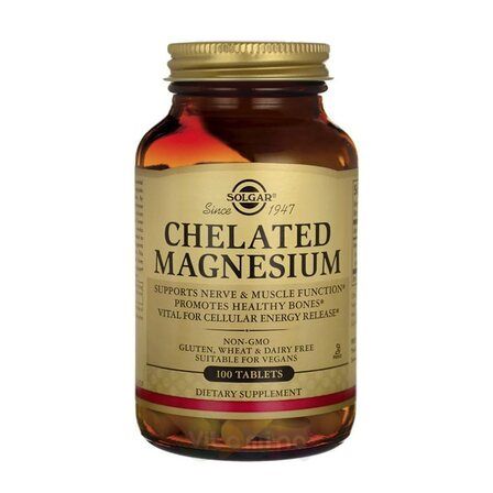 Solgar Magnesium Chelated (100 таблеток) магний хелат