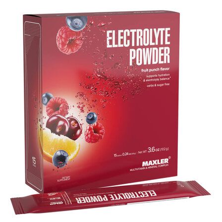 Maxler Electrolyte Powder фруктовый пунш, саше 6,8г