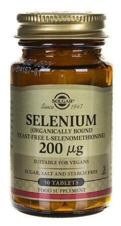 Solgar Selenium 200 mcg (50 таблеток) минерал селен, без дрожжей